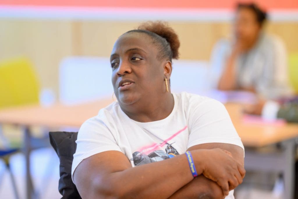 Student in a classroom