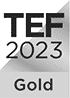 TEF gold logo